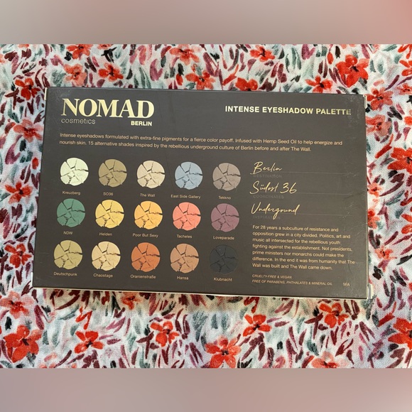 Nomad Cosmetics Eyeshadow Palette Make Up - Picture 5 of 9